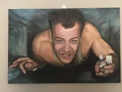 Buy Die Hard Bruce Willis Painting • 150£