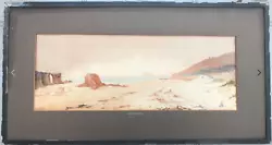 Buy 1922 Antique Original WaterColour Painting Perranporth Signed By Artist 71cm • 21.90£