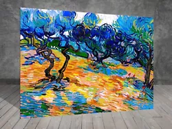 Buy Van Gogh Olive Trees Landscape CANVAS PAINTING ART WALL PRINT 544 • 3.96£