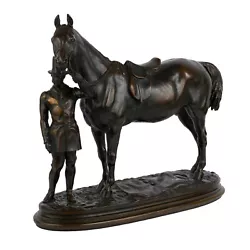 Buy Bronze Sculpture Of Horse  Walter Scott” By Alfred Barye (French, 1839-82) • 5,589.24£