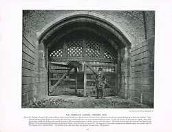 Buy Tower Of London Traitor's Gate Antique Old Picture Print C1896 TQL#352 • 5.49£