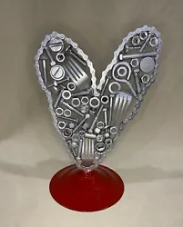 Buy Handmade Scrap Metal Art HEART Love Anniversary Gift Sculpture Welding • 62.34£