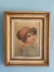 Buy Original Antique Portrait Of A Pretty Lady, Signed, Superb, Restoration • 49.99£
