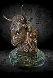 Buy Bronze Taurus Signed GALEA Jean Francois, Original Proof Numbered 1/8 • 513.03£