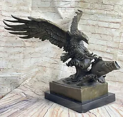 Buy Extra Large American Eagle Scooping A Fish From Ocean Sculpture By Milo Decor • 1,184.51£