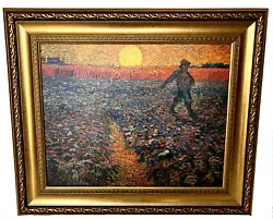 Buy The Sower By Vincent Van Gogh Museum Framed Canvas Print Wall Art 22  X 26  • 551.24£