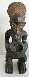 Buy African Art  Wood Carving Luba Figure 30cm. • 49.99£