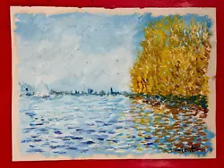 Buy Vincent Van Gogh Dutch (Handmade) Oil On Paper Painting Signed And Stamped • 107.49£