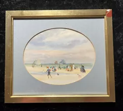 Buy G C Kerr-Antique Watercolour-“Boulogne”-Impressionist Landscape Painting • 70£