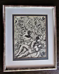 Buy Marc Chagall Original Litho Love Couple In The Grass  • 422.32£