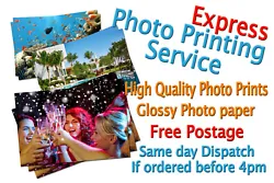 Buy Photo Printing Service - All Sizes - Upload Your Pictures • 2.99£