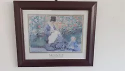 Buy Signed Small Print Of Claude Monet 1875 Image Of His First Wife And Daughter  • 46£