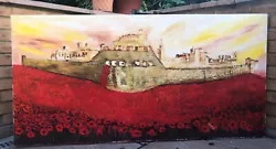 Buy Poppies At The Tower Of London Blood Swept Lands & Seas Of Red Original Painting • 54.99£