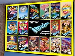 Buy Game Posters, Imagine Software, Arcadia, Spectrum Commodore Vic 20 Amstrad A3 • 9.95£