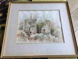 Buy Cornwall Kennel Vale  The Old Mill Watercolour Local Artist M Bull C 1980 • 30£