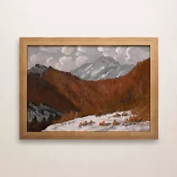 Buy Winter Landscape In Europe Vintage Poster Print - Famous Paintings | 039 • 2.49£