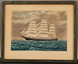Buy M Jamieson Ship Portrait Painting New Bedford Clipper Ship William J Rotch • 0.79£
