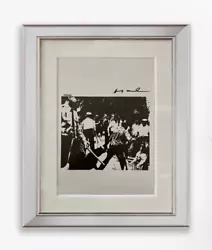 Buy Andy Warhol Hand Signed Original Lithograph Print Certificate $3500- Appraisal • 1,159.88£