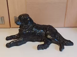 Buy Heredities M W Pierce Cold Cast Bronze Golden Retriever Dog Sculpture / Figurine • 21£