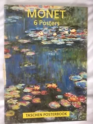 Buy MONET, 5 Art Posters, Art School, 1990’s, ART, TASCHEN POSTERBOOK, PAINTINGS • 15£