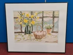 Buy Rosalind Forster 'Daffodils  64cm X77cm Ltd Ed Print 68/150 Rare Painted 199.99p • 199.99£
