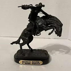Buy Frederick Remington  Bronco Buster  Bronze Statue 8 1/2 Inches Tall • 124.01£