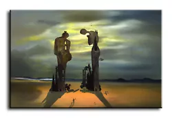 Buy Wall Art Canvas Picture Print Of Salvador Dali Virtual Reality Framed • 11.99£