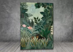 Buy Henri Rousseau The Equatorial Jungle CANVAS PAINTING ART PRINT 1367x • 3.96£