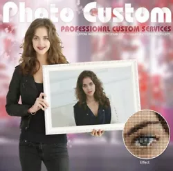 Buy 5D Diamond Painting Customized Photo Complete Artwork Ready To Frame (8x10) • 43.46£