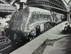 Buy Original Train Painting Art Bittern & York Signed Black & White Interiors Travel • 39.99£