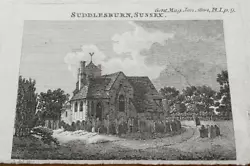 Buy Antique Print Suddlesburn Church Sussex 1804 Published In Gentleman's Magazine • 4£