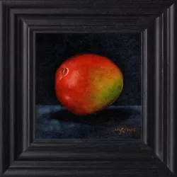 Buy Original Still Life Fine Art Framed Oil Painting MANGO 1 By A. N. Konac • 43.82£