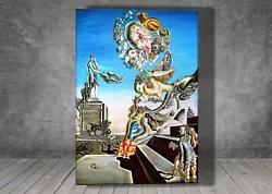 Buy Salvador Dali The Lugubrious Game CANVAS  PAINTING ART PRINT POSTER 1577 • 13.29£