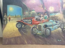 Buy Original Painting Garage Scene • 50£