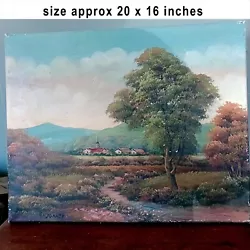 Buy Original Oil On Canvas For Restore Landscape • 18£