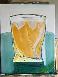 Buy Acrylic Still Life Study Coctail Modernist Painting • 1£
