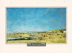 Buy Trouville, Overall View Of The Srande - Eugène Boudin - Info Card • 0.86£