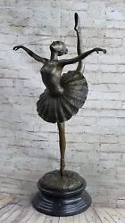 Buy Garden Decoration Metal Crafts Bronze Ballet Dancer Statue Hot Cast Decor • 236.58£