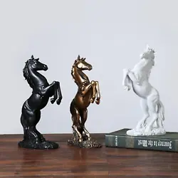Buy Galloping Horse Decoration Shelf Statue Office And Home Ornament Gold • 29.27£