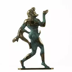 Buy Satyr Pan Faun Hand Made Solid Bronze Erotic Sculpture Figurine Penis Statue 6.7 • 54.31£