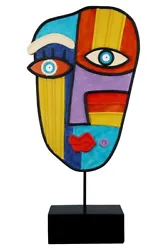 Buy HUGE 35cm Art Abstract Picasso/Salvadore Dali Tribute Poly-resin Grotesque Face • 42£