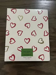 Buy Kate Spade Large Spiral Notebook, Brushstroke Hearts NEW In Packaging • 13.96£