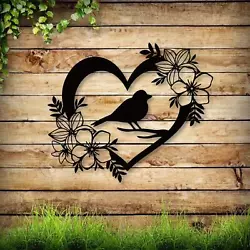 Buy Iron Wall Art Black Aesthetic Wall Silhouette For Balcony Garden Dining Room • 12.76£