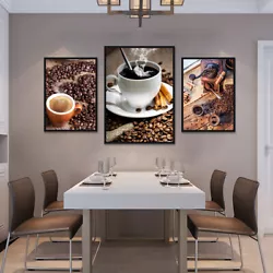 Buy Coffee Decorative Painting Coffee Shop Latte Art Print Poster Wall Hanging Decor • 3.94£
