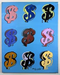 Buy Andy Warhol (Handmade) Acrylic On Canvas Signed & Stamped Painting • 314.95£