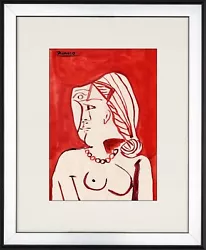 Buy @@ PABLO PICASSO - Old Handmade Watercolor !!! COLLECTION !!! @@ • 47.25£