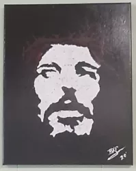 Buy Original Acrylic Negative Space Jesus Painting 11x14x1/2  Wood Frame Canvas • 41.34£