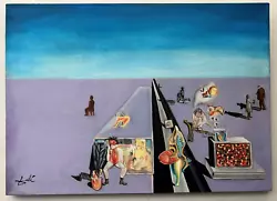 Buy Salvador Dali (Handmade) Oil Painting On Canvas Signed & Stamped • 955.48£