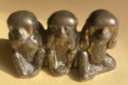 Buy Three Wise Monkeys Sculpture In Bronze  • 12.85£