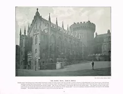 Buy Dublin Castle The Chapel Royal Ireland Antique Print Old Picture C1896 PI#226 • 5.99£